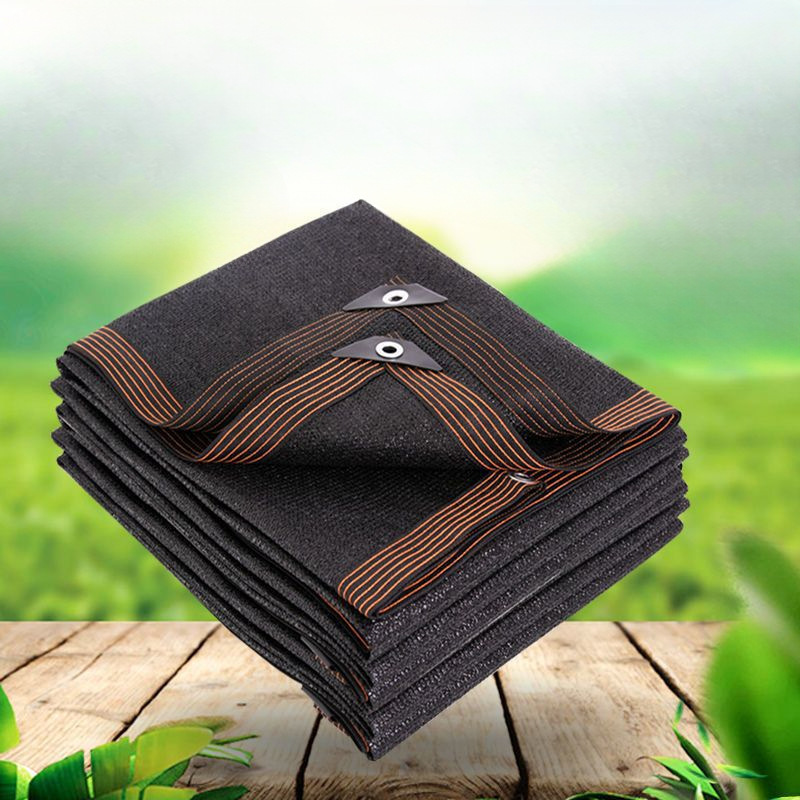 黑色遮阳网加密加厚遮阴网防晒网庭院阳台汽车植物阳光房顶遮光网