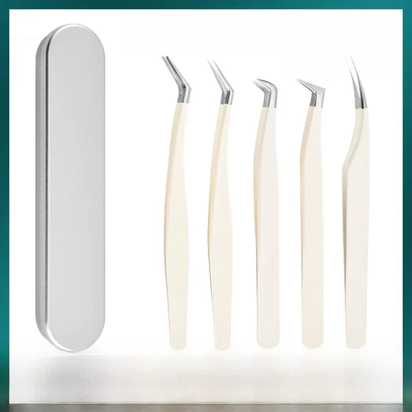 False Eyelash Forceps Eyelash Master Grafting Eyelash Curler Dolphin Gold Feather Clip High Precision Blossom Clip Tool Eyebrow Clip