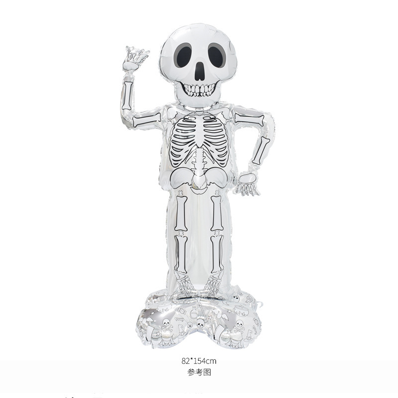 新しいハロウィンゴーストフェスティバルアルミフィルムバルーン 4D 立体カボチャハロウィンゴーストパーティーゴースト漫画バルーン|undefined