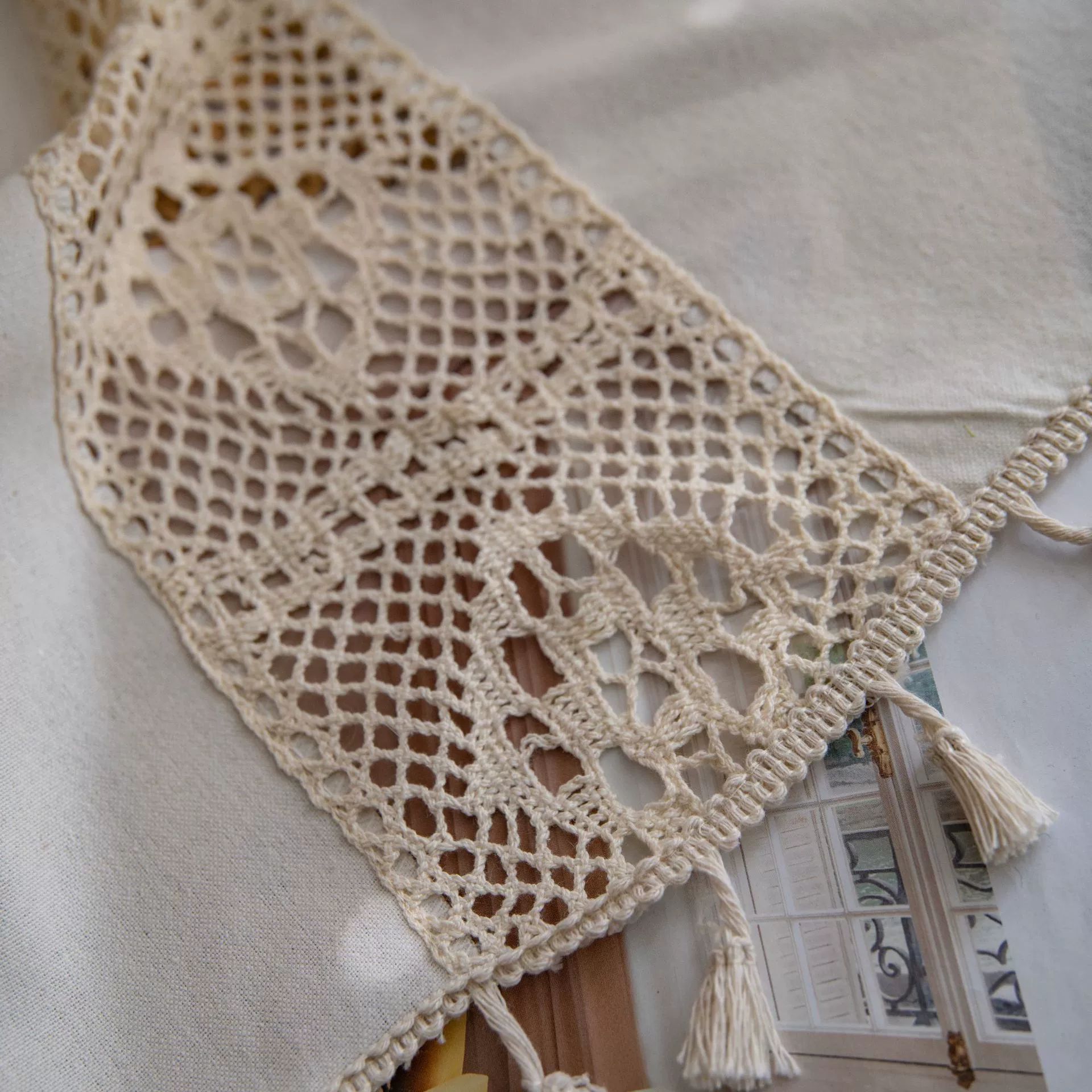Шторы из белой ткани Yiliqi с рифмами, finished plain hollow, американская кухонная штора, полутемная занавеска, Liu Su