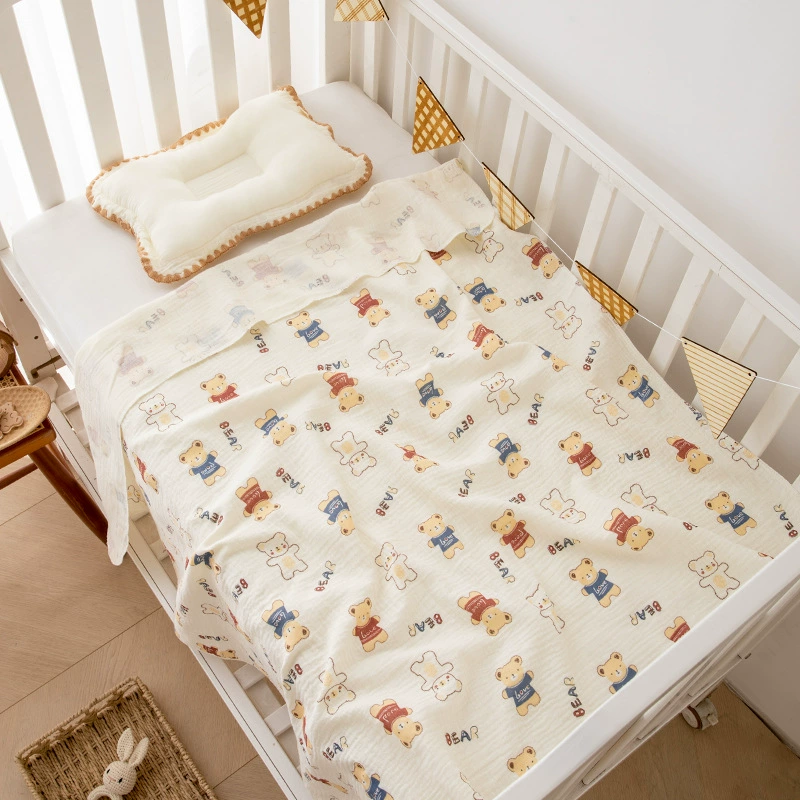 Пеленка для новорожденных из чистого хлопка, марлевая пеленка для новорожденных, летняя тонкая пеленка для новорожденных, для использования в родильном зале