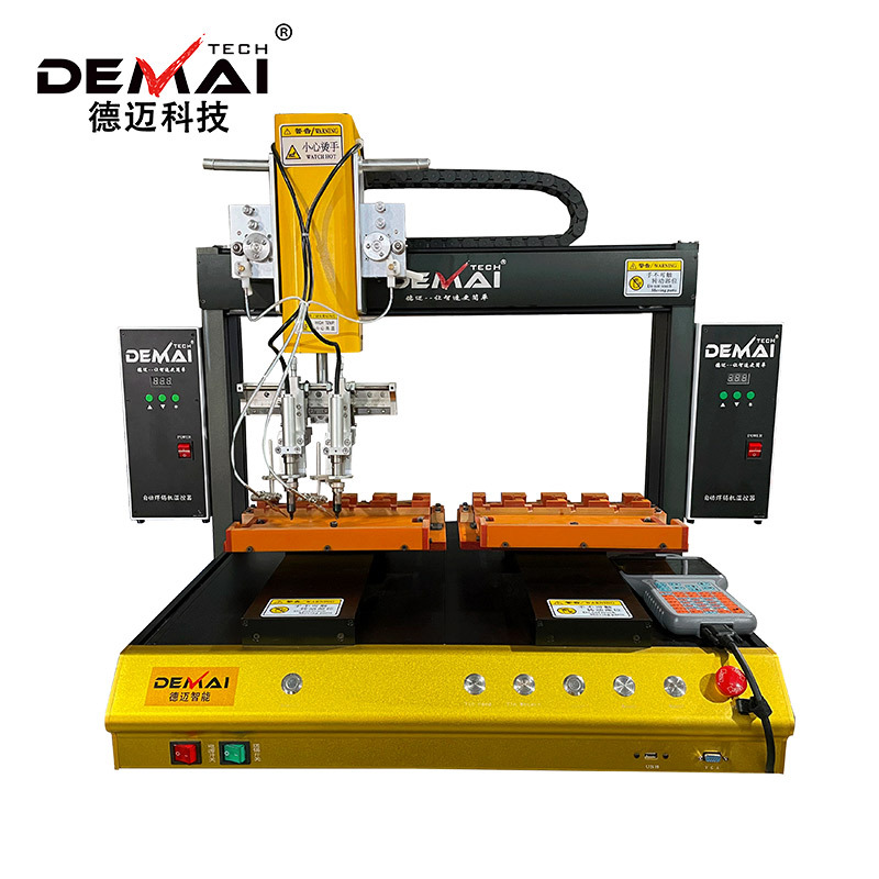 PCB五轴自动焊锡机双Y双头FPC焊锡机械 LED铝基板拖点锡智能设备