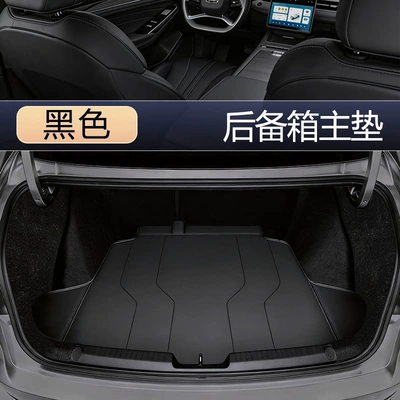 Car Interior Accessory, Eco-Friendly: Trunk Mat - black-main-pad-style-geely-xingrui