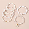 Design cute jewelry, pendant from pearl, bracelet, set, European style, simple and elegant design