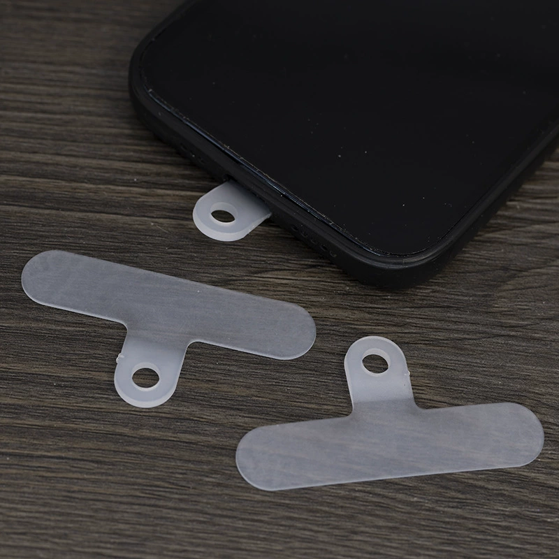 Чехол для телефона шнур шнур косая шнур шнур TPU литья под давлением прозрачная прокладка наклейка наклейка антипотерянный картон