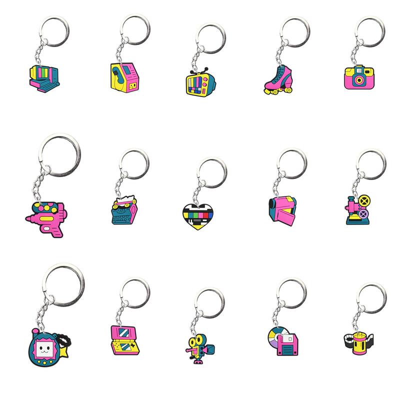 Cartoon Nostalgic 90s Keychain Retro Game Console Sewing Machine Small Pendant Childhood Memories Small Gift Wholesale Cartoon Nostalgic 90s Keychain Retro Game Console Sewing Machine Small Pendant Childhood Memories Small Gift Wholesale