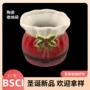 陶瓷收纳圣诞造型花瓶