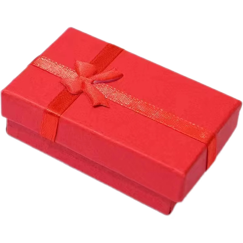 Caja de embalaje de joyería de papel kraft caja de regalo de alta calidad anillo flotante pendientes collar pulsera joyería joyería joyería