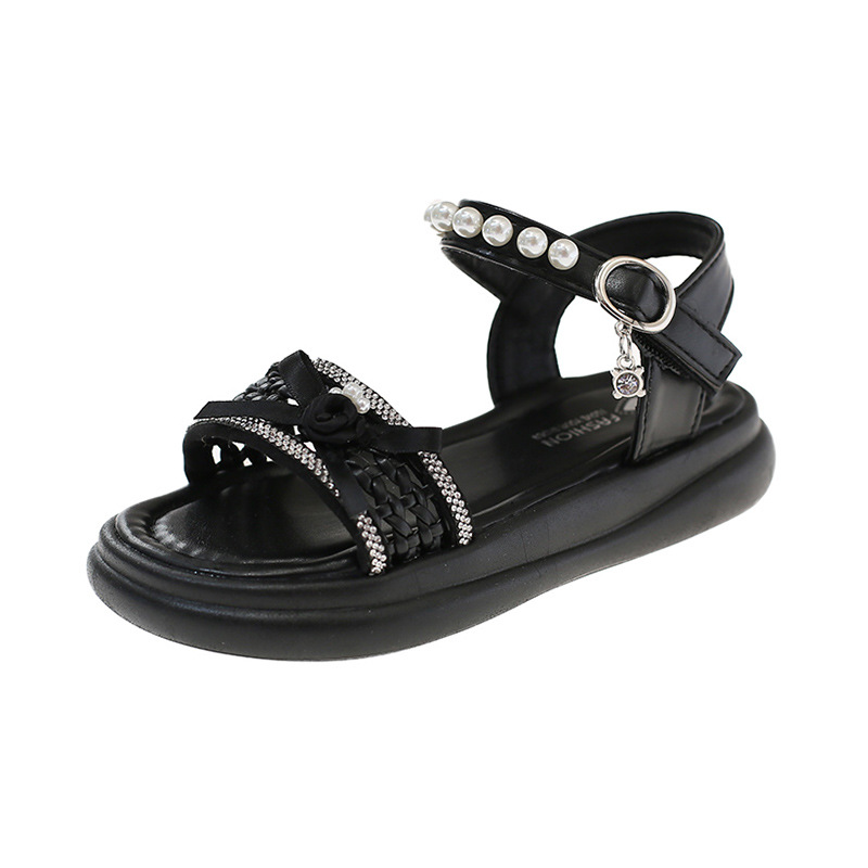 Niños sandalias de dedos abiertos 2026 verano nuevo estilo de moda para niñas zapatos de princesa universal zapatos para niñas con cabeza hueca image 6