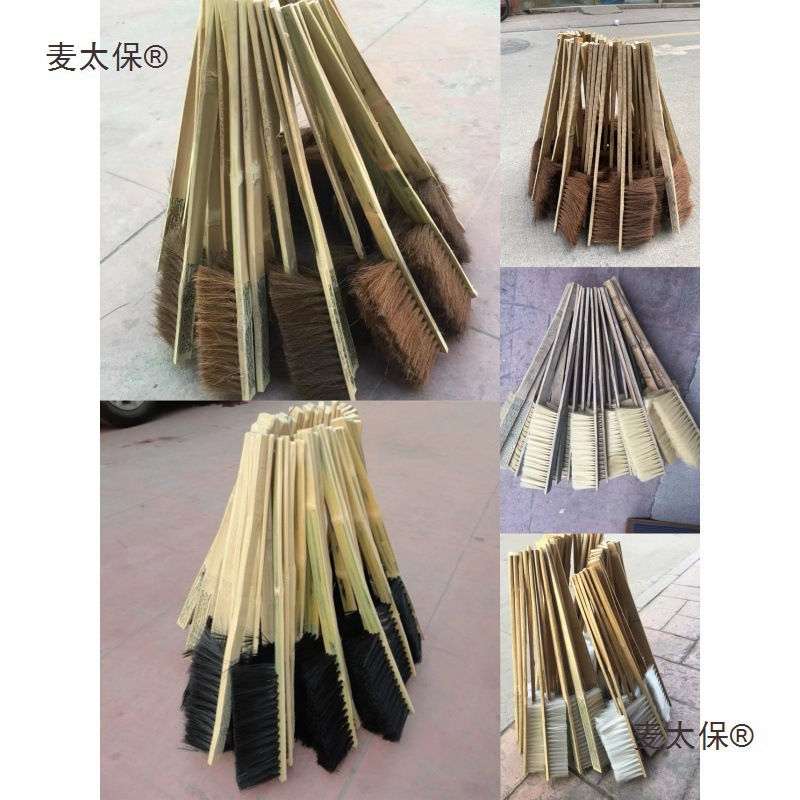 机床车床棕刷太保棕毛刷扫刷刷麦长柄刷棕毛刷刷竹板尼龙丝垒德株