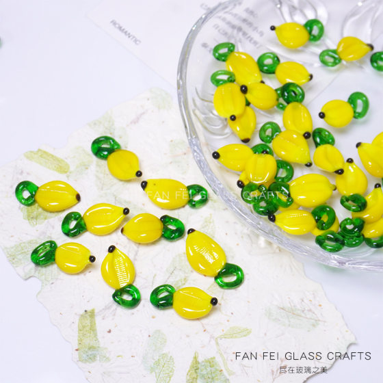 Fruit Glazed Beads Material DIY Handmade Glazed Pineapple Pumpkin Earrings Necklace Accessories Watermelon Glazed Beads