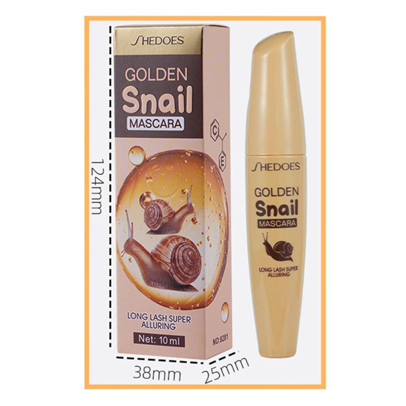 Shedoes Caracol impermeable fácil removedor de maquillaje grueso alargamiento curling cepillo de silicona rimel transfronterizo exclusivo para los fabricantes