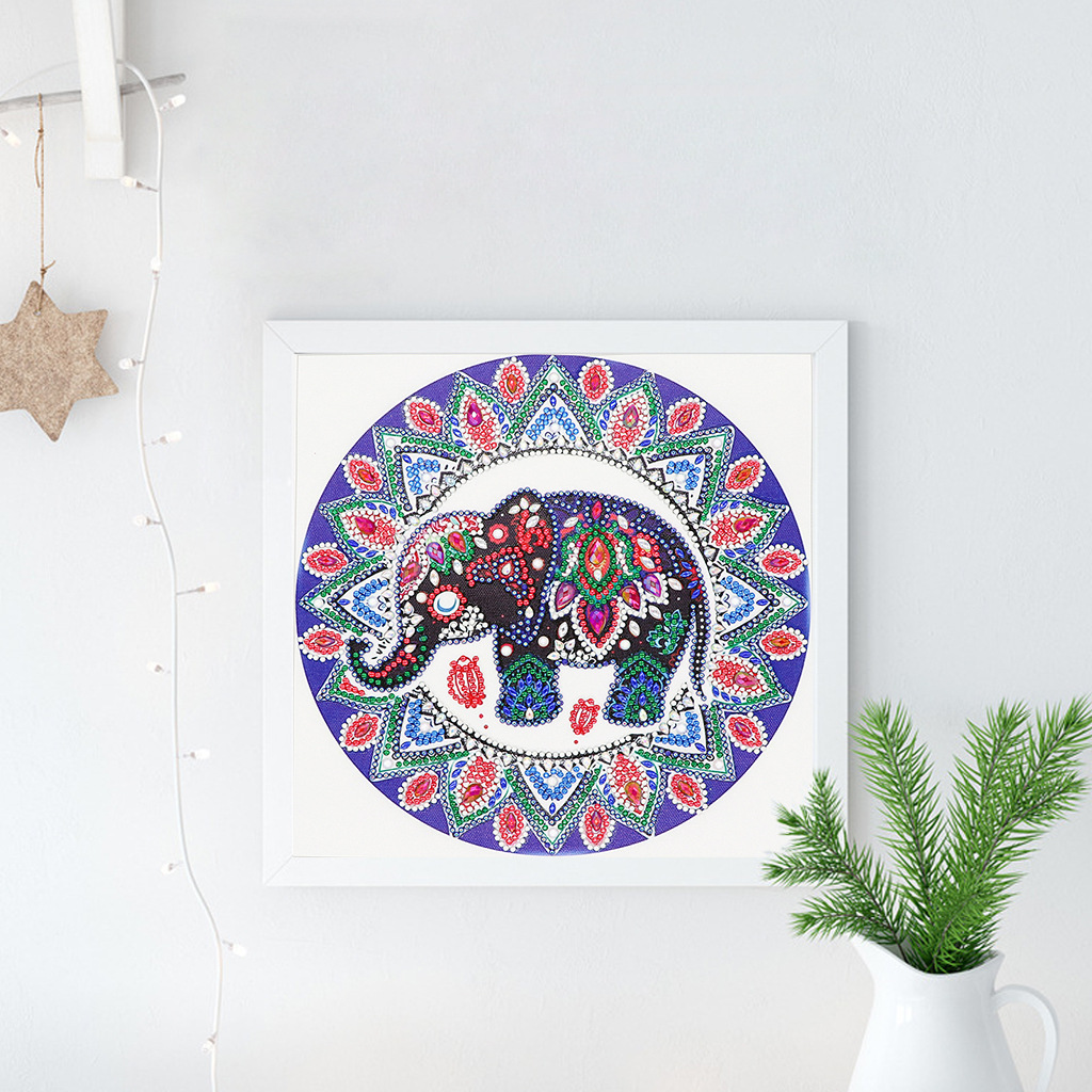 Amazonas transfronterizas pintura de diamantes diy pintura de mampostería de diamantes de forma extraña pintura de decoración de la sala de estar pintura de decoración de la sala de estar