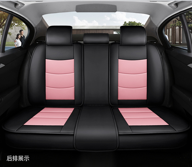 2025 New Ponytail All-Inclusive Full Leather Car Seat Cushion Four-Season Universal Car Seat Cover Source Factory Wholesale