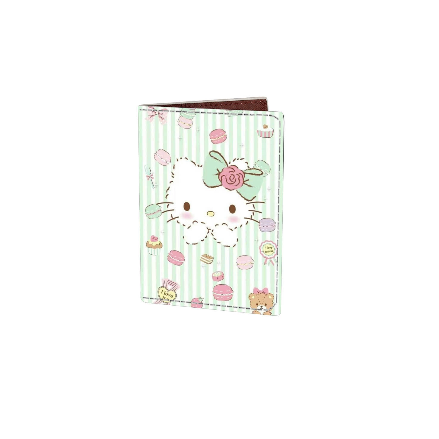 Cross-border TEMU отправляет JIT Xiyin Shein Travel KT кошка паспортная сумка Sanrio ID папка для печати