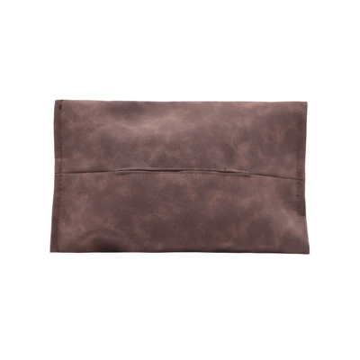 Car tissue box/set Creative Car Multifunctional Tissue Bag - mocha-brown