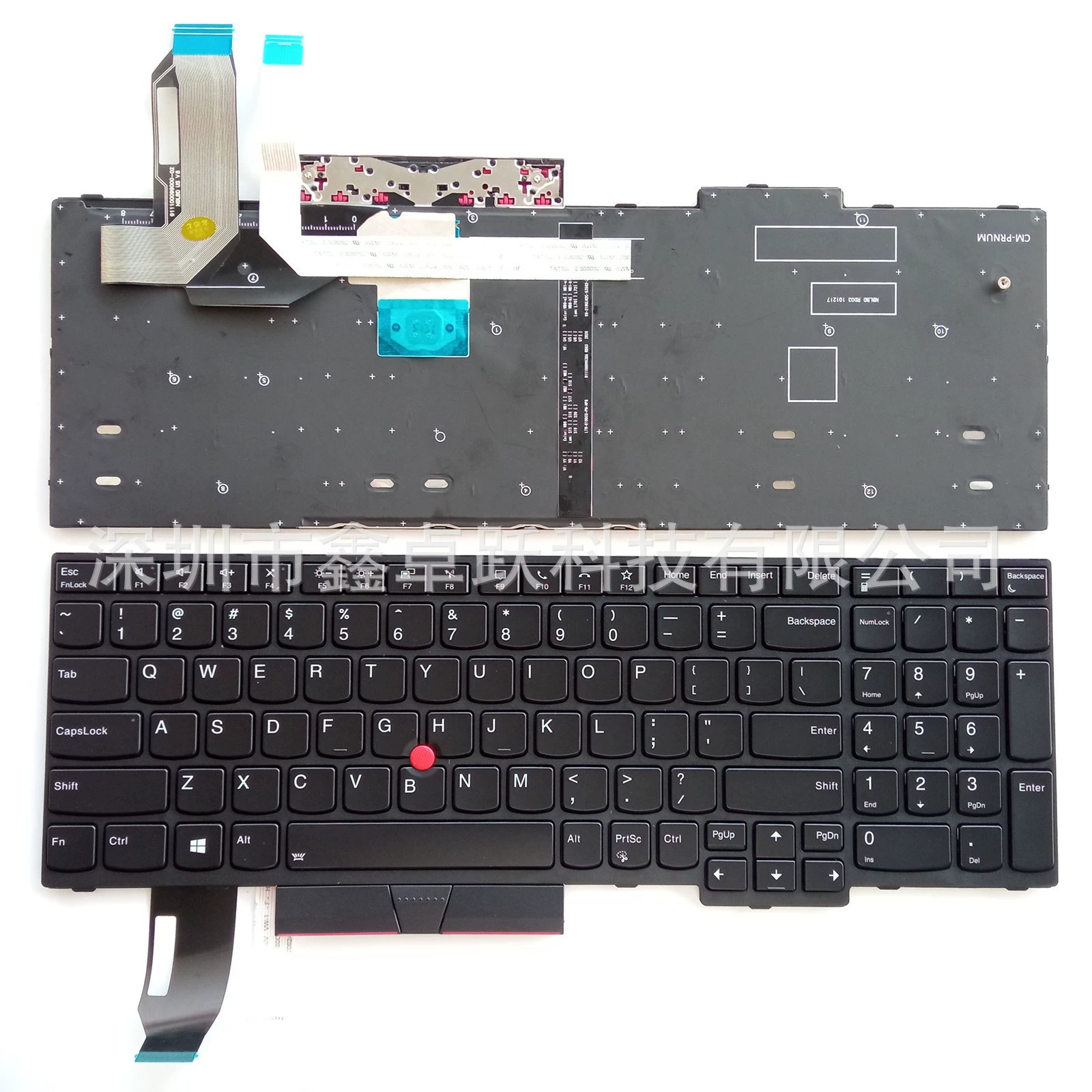 Клавиатура для ThinkPad T15 Gen1/Gen2 и P15s Gen1/Gen2, для US/FR раскладок
