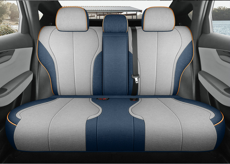 BYD Qin Plus Special Linen Car Cushion Four Seasons Universal Full Surrounding Special Breathable Seat Cover for Special Car