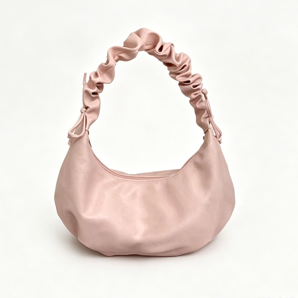 2026 nuevo estilo de mujer bolso de estilo extranjero bolso de moda alta sensación de nube bolso de hombro viento dulce simple plegado