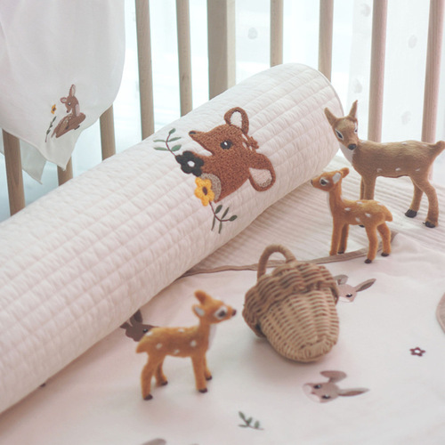 ins Korean children's sleeping pillow long cushion cylindrical pillow multi-functional baby comfort pillow baby body pillow