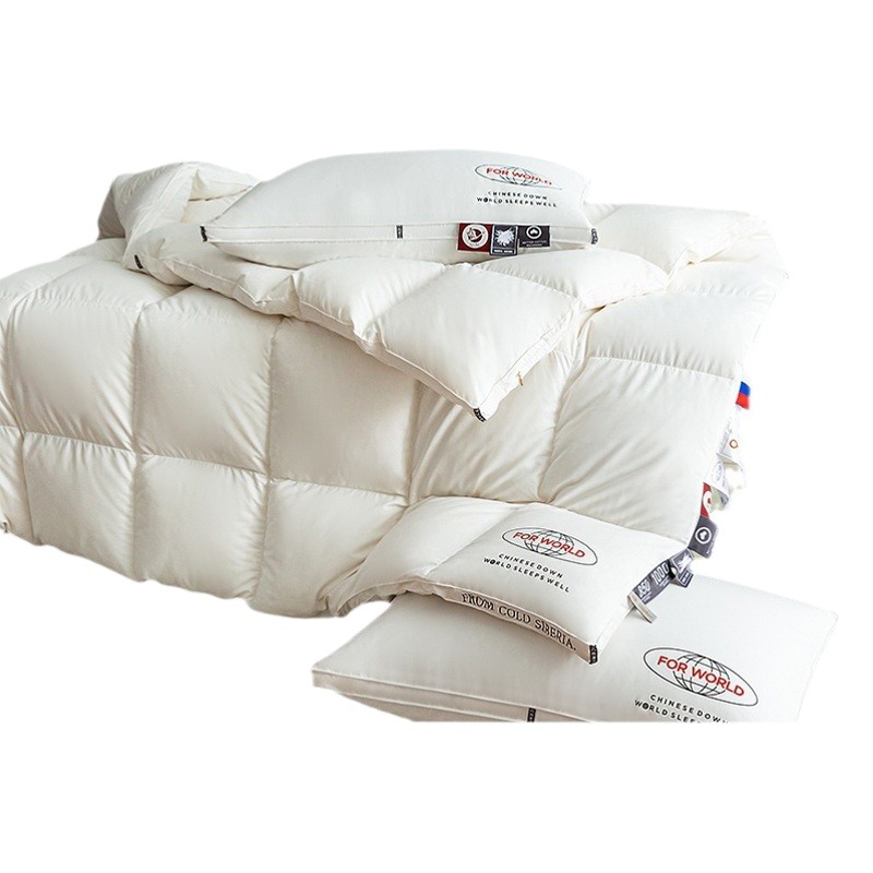 180-Count Pure Cotton 95% Goose down Quilt Winter Quilt 98% White Goose down Quilt All-Cotton down Quilt Spring and Autumn Quilt White Goose down