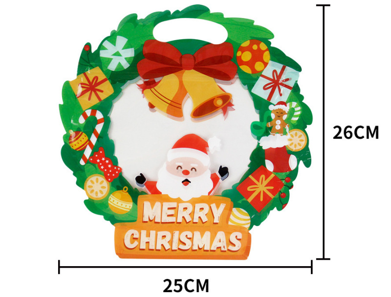 クロスボーダークリスマスツリーガーランドギフトバッグ漫画ジップロックバッグビスケットバッグキャンディ包装袋クリエイティブギフトバッグ|undefined