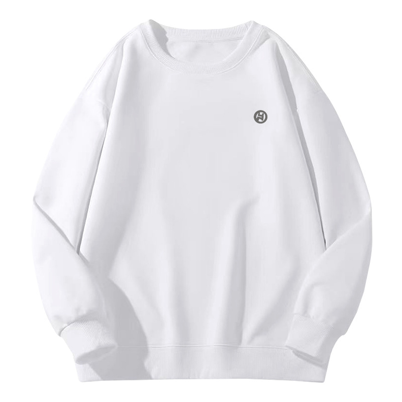 América suéter de cuello redondo hombre suelto primavera y otoño nuevo peso pesado chaqueta de manga larga chaqueta de pareja de alta calidad
