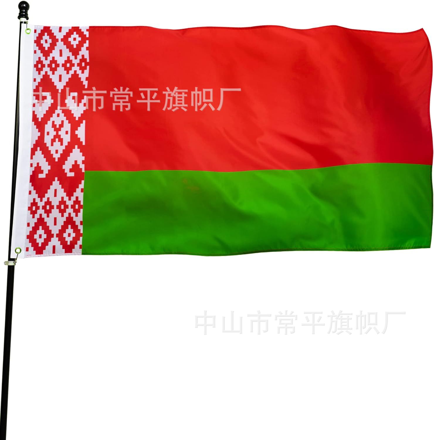 DANF bandera de la UE exportación de bandera transfronteriza 100D poliéster doble bandera 300D cabeza de lona de nylon 3 * 5ft