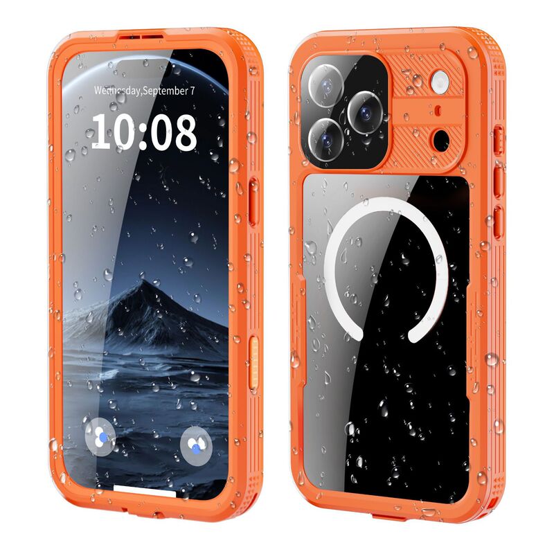 Suitable for Apple 17 Red Pepper God of War iPhone Waterproof Phone Case Magsafe Magnetic Promax Full Cover Case