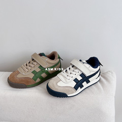 Summer Moe Children's Shoes 2022 Winter New Arrival Children's Fleece-lined Casual Skate Shoes Boys' Warm Velcro Sports Shoes Girls'