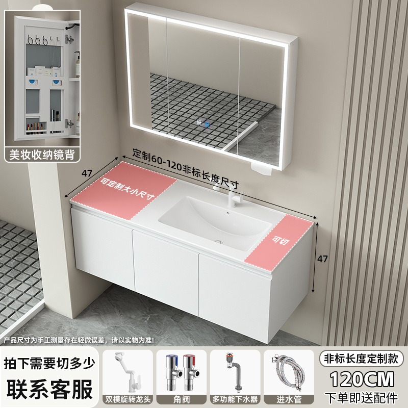 Ángulo cortado panal de abeja gabinete de baño cerámica integral lavabo de forma especial tamaño de inodoro envase lavabo de columna de tubo