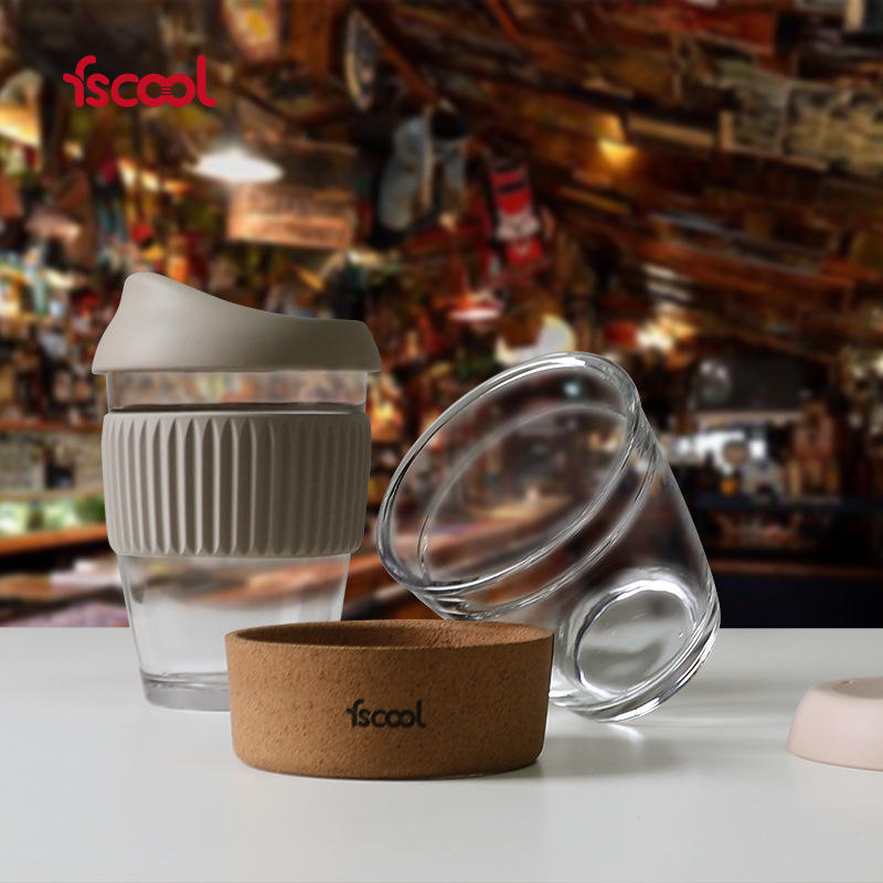 Factory Creative New Glass Coffee Cup Silicone Case Silicone Silicon…