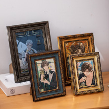 复古欧式6寸相框空框摆台8寸A4装饰挂画轻奢装饰画框轻奢高级感