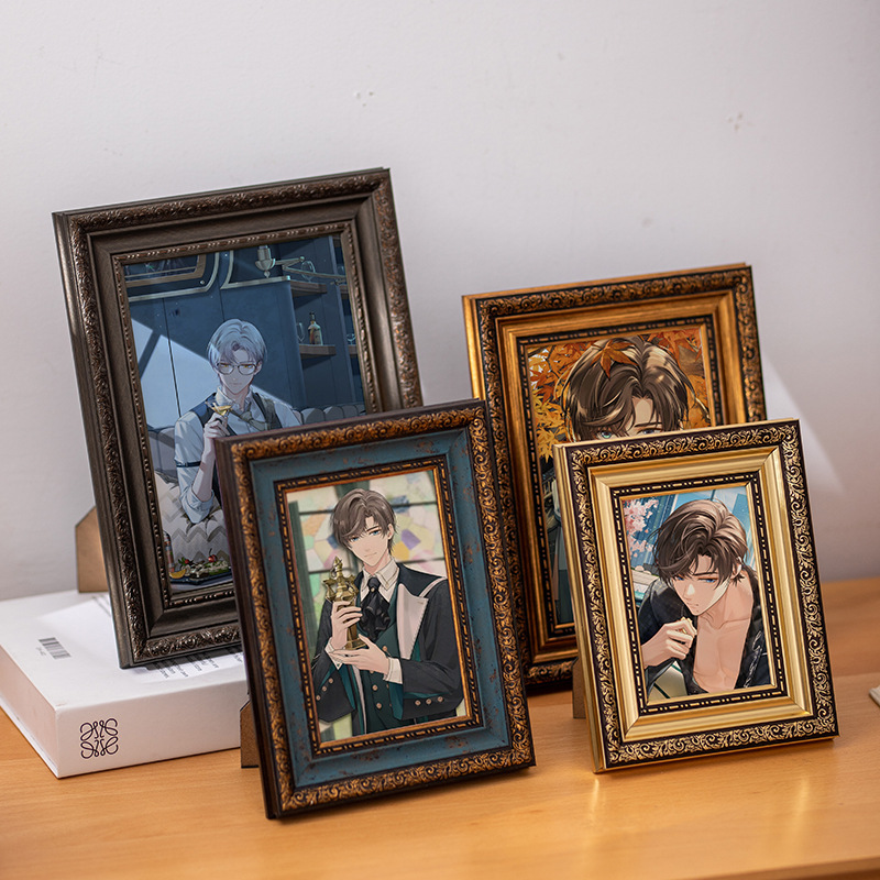 Vintage European-Style 6inch Photo Frame Empty Frame Display Stand 8inch A4 Decorative Hanging Painting Light Luxury Decorative Frame Light Luxury High-End Feel Vintage European-Style 6inch Photo Frame Empty Frame Display Stand 8inch A4 Decorative Hanging Painting Light Luxury Decorative Frame Light Luxury High-End Feel