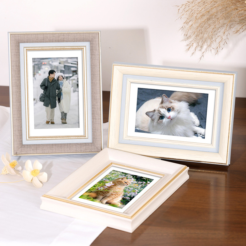 Photo frame table high sense 6 6 7 7 8 8 10 15 12 inch a4 photo wall empty frame studio wholesale ornaments
