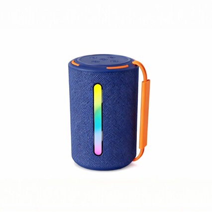 Outdoor Camping Bluetooth Speaker Portable Fabric RGB Ambient Light Heavy Bass Mini Speaker Bulk Discount Available