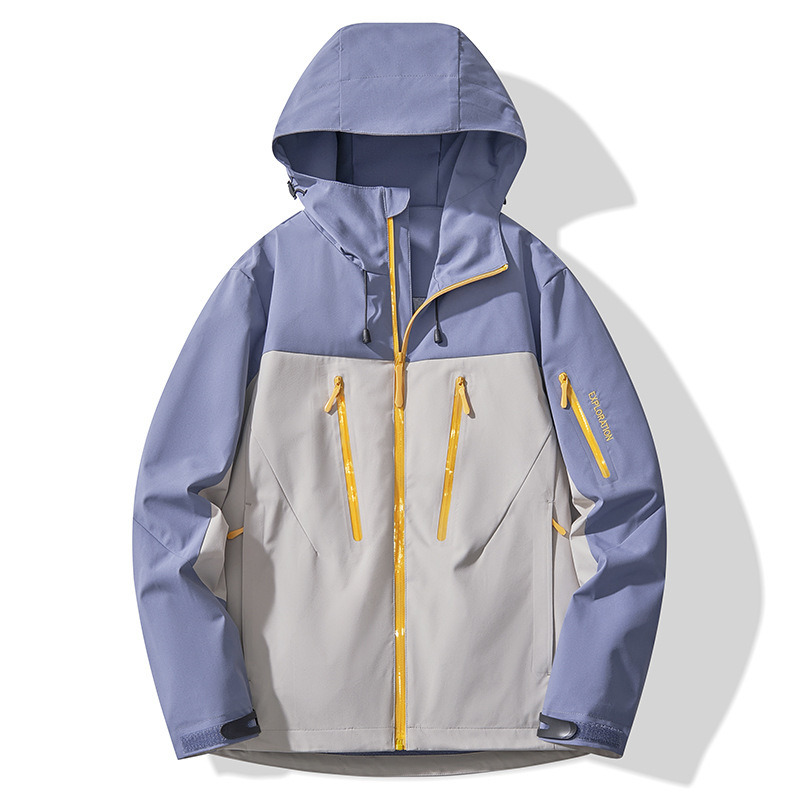 鳥家同型ジャケット、カスタムロゴ刺繍入り、3in1登山服、防風防水、裏起毛ジャケット、男女兼用|undefined