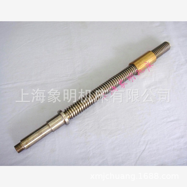 上海七厂X57-3C铣床横向进给/升降/纵向长丝杆铜螺母/铜齿条 修理