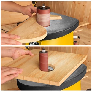 【Multi-Angle Sanding】Rocks 14inch Desktop Belt Sander Woodworking