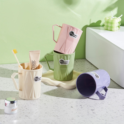 Креативная домашняя чашка конфеты Candy Plastic Brush Cup Cup Cup Cup Cartoon Chootbrush Cup Модная питьевая чашка