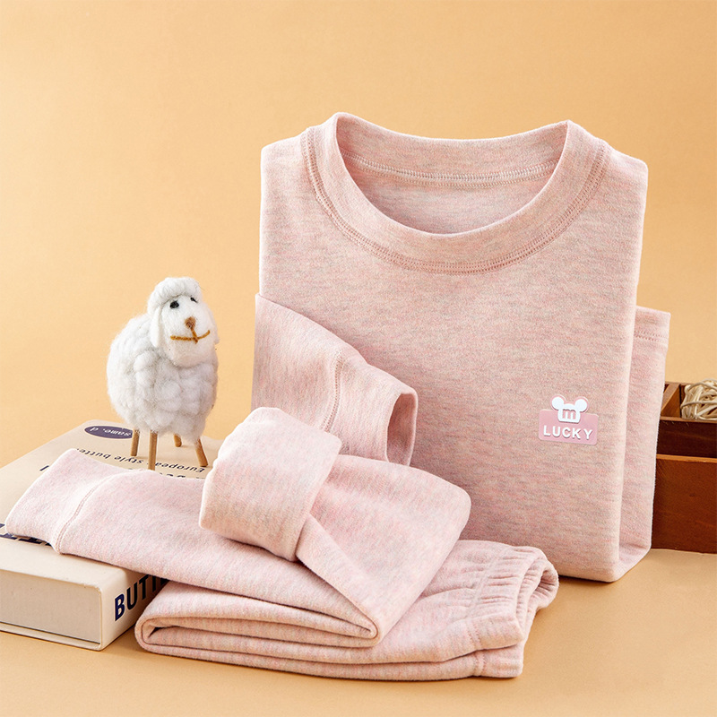 Colored cotton suit pink