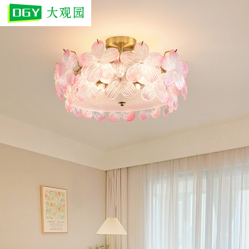 [Selección Premium] Lámpara de techo LED, simple y moderna, nuevo modelo 2026, estilo crema de lujo ligero, luz para dormitorio 413L.