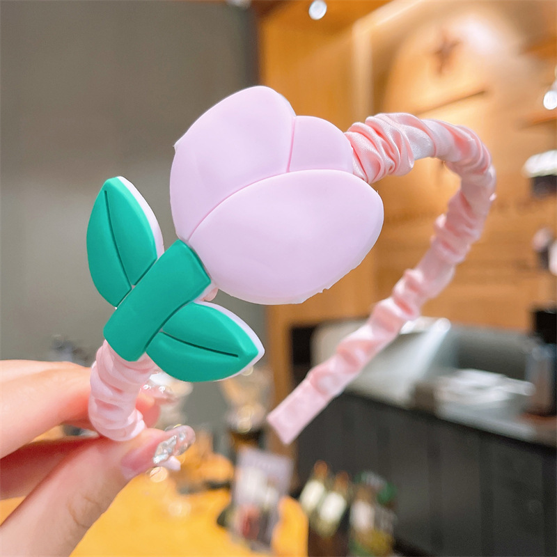 Nueva horquilla Chica diadema antideslizante bebé no duele tocado de pelo Corea del Sur diadema infantil niña linda accesorios para el cabello