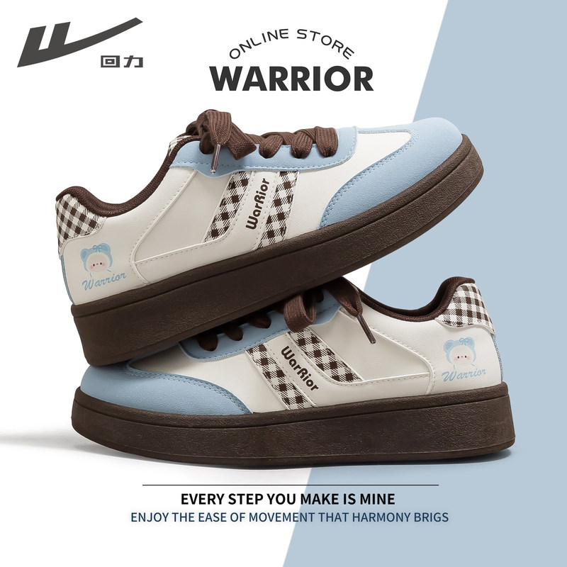 Women's Warrior sneakers, 2026 autumn new model, cute and trendy, thick-soled, height-increasing, casual shoes, soft sole, non-slip, sports B Women's Warrior sneakers, 2026 autumn new model, cute and trendy, thick-soled, height-increasing, casual shoes, soft sole, non-slip, sports B