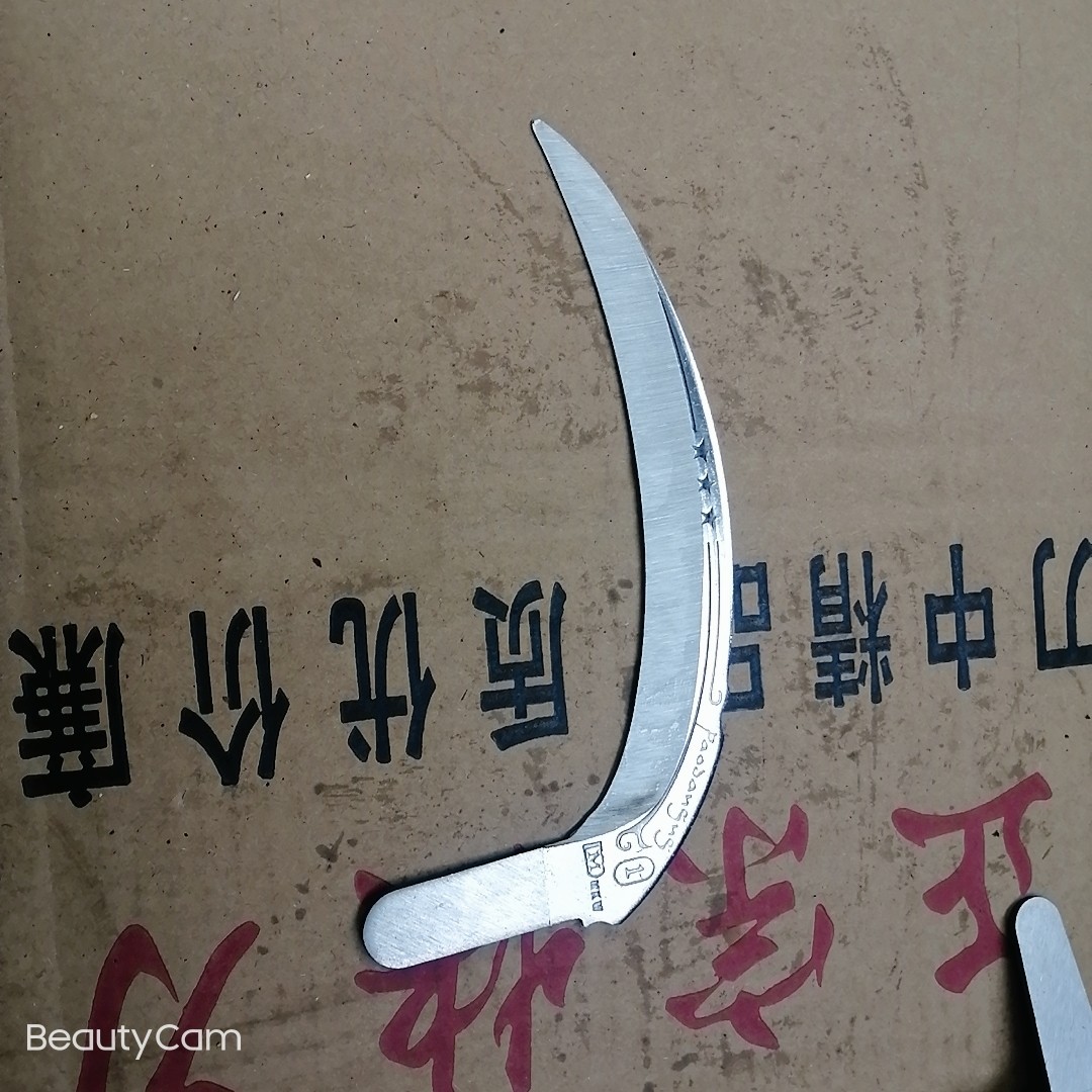 自产自销猛钢加厚小稻镰刀头大量批发