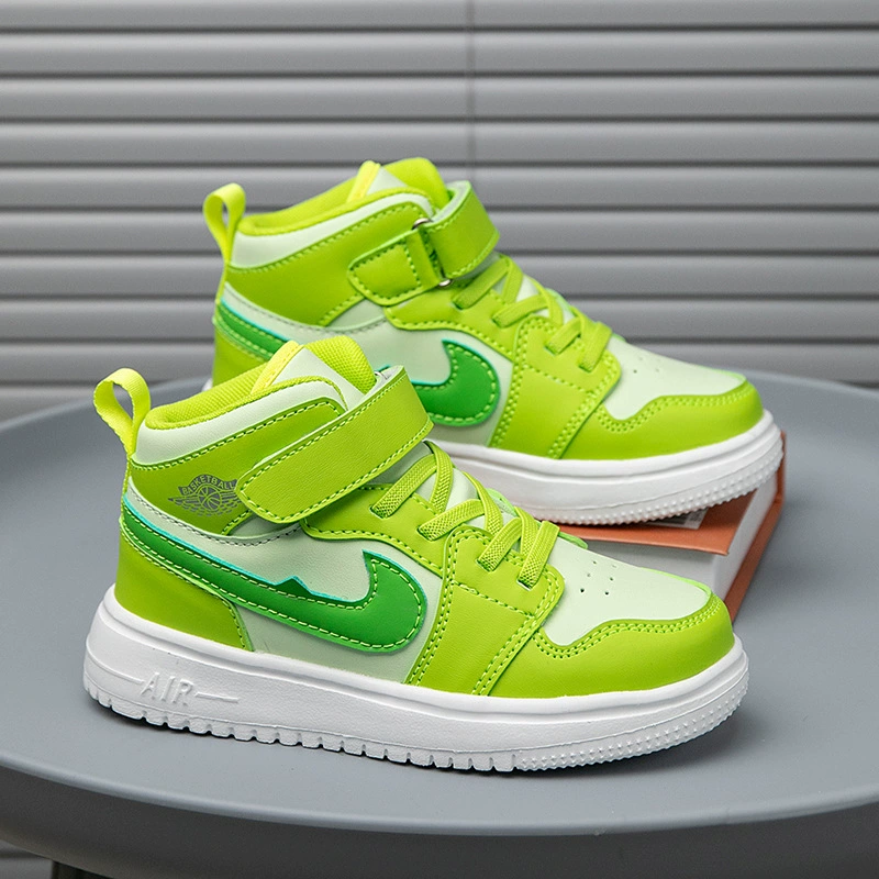 «Зелёное яблоко», Air Jordan, кроссовки, детская обувь для мальчиков, спортивные ботинки, тренд сезона