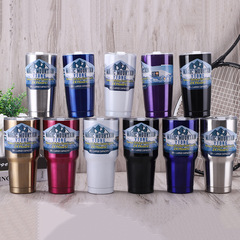 Ice Boss Food-Grade 304 Stainless Steel Thermos: Dual-Use Summer Coffee Cup—Refrigerates & Keeps Drinks Cold—Portable for Car Use