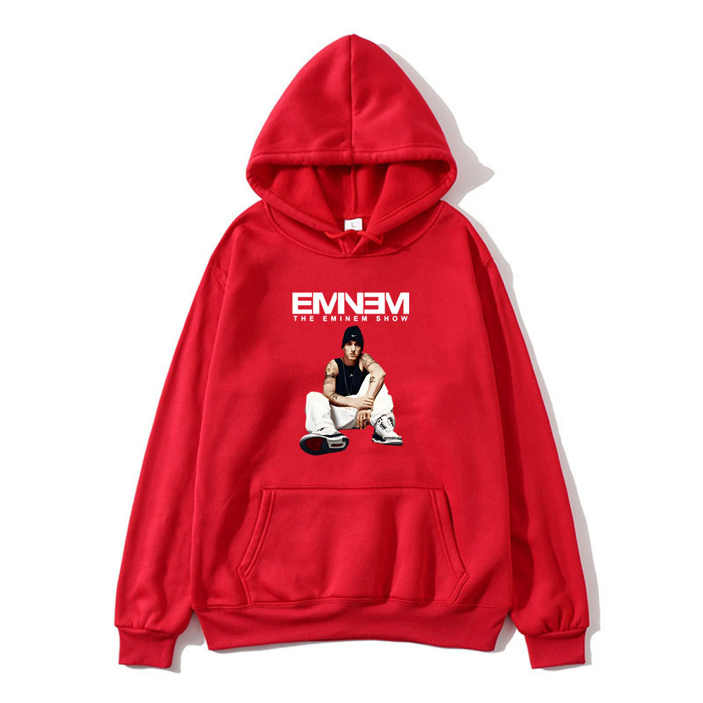 Eminem Hoodie Graphic Printing Hooded Fleece Sweatshirt Funk