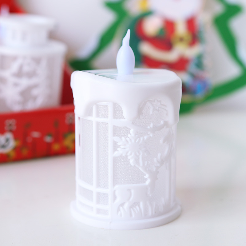 Halloween decoración LED vela luz nuevo regalo de Navidad pequeño caballo barra de luz fantasma festival atmósfera accesorios de diseño