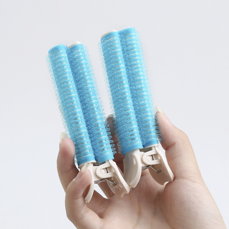 韓国の新しいエア前髪カーリングツールプラスチック怠惰な自己粘着ヘアカーリングツイストカーリングクリップ|undefined